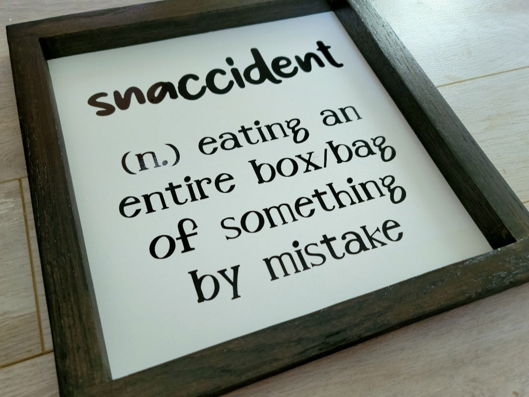 Snaccident Sign