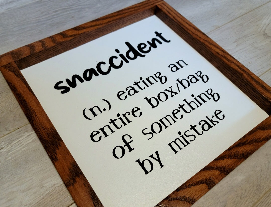 Snaccident Sign