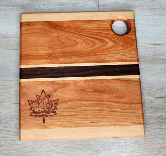 Maple Leaf Scene Cutting Board