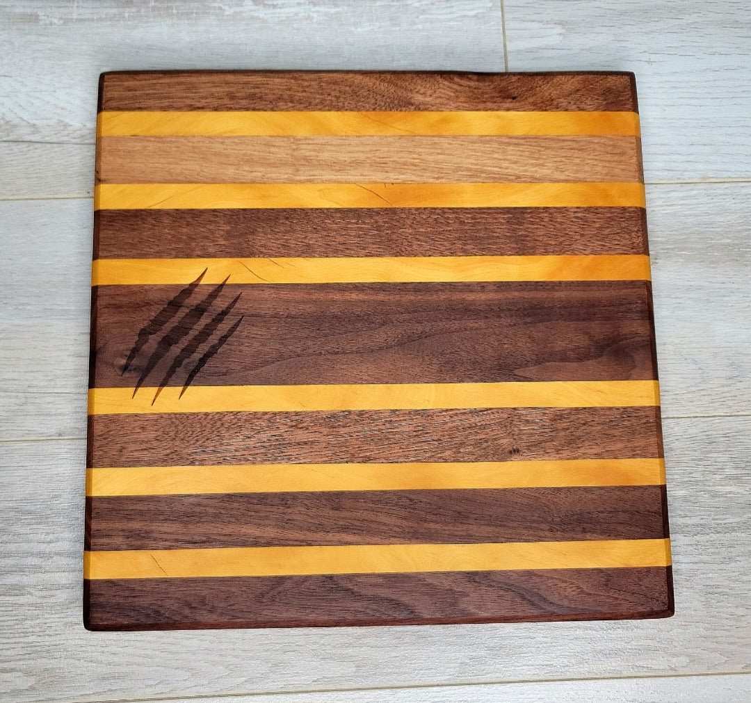 Yellow Scratch Cutting Board