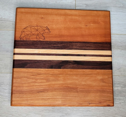 Geo Bear Cutting Board