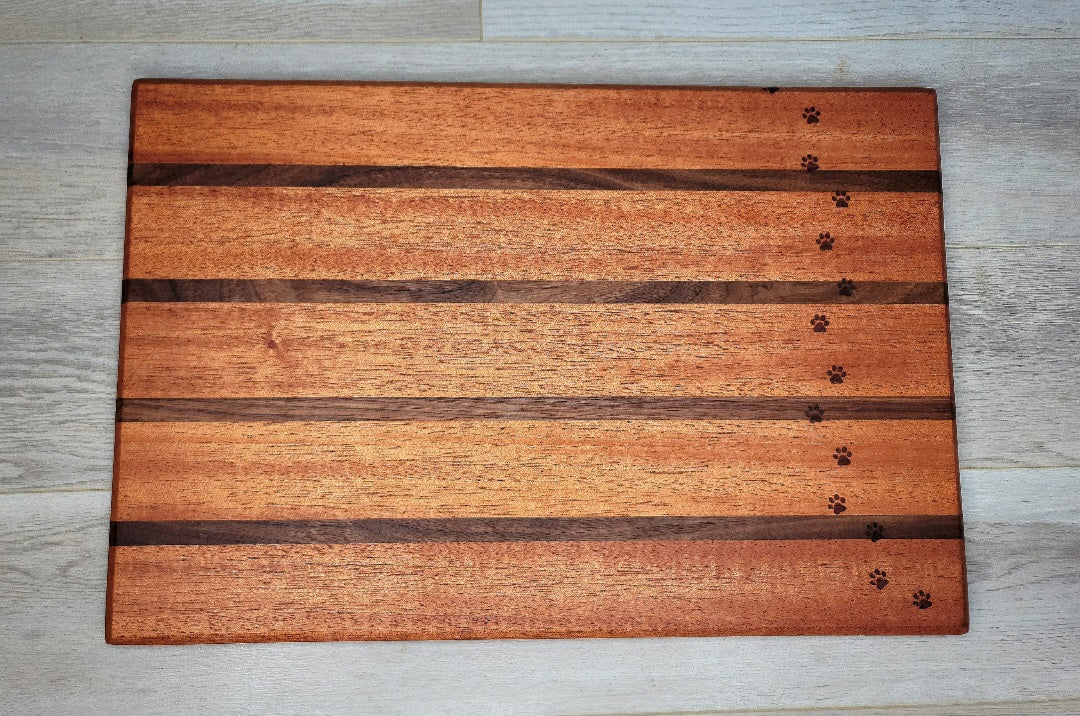 Paw Tracks Cutting Board