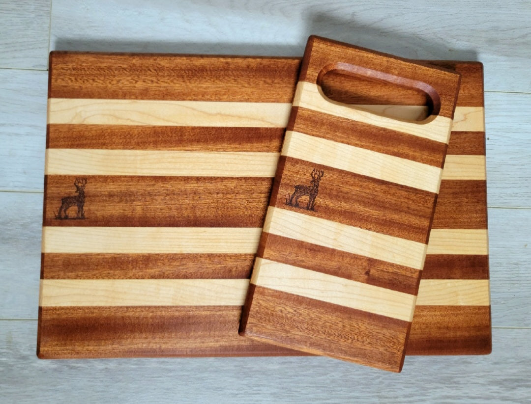 Deer Cutting Board Set