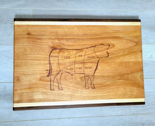 Cow Cuts Cutting Board