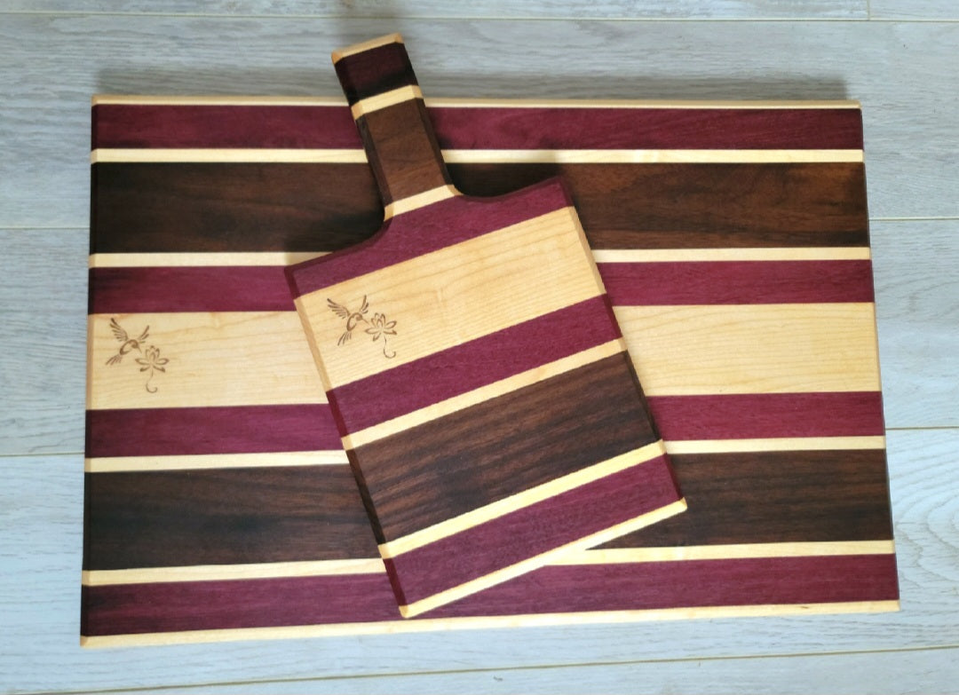 Hummingbird Cutting Board Set